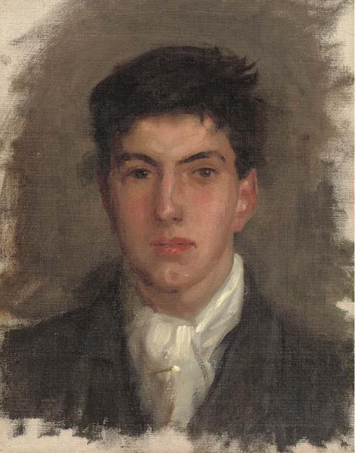 Henry Scott Tuke Portrait of Johnny Jackett